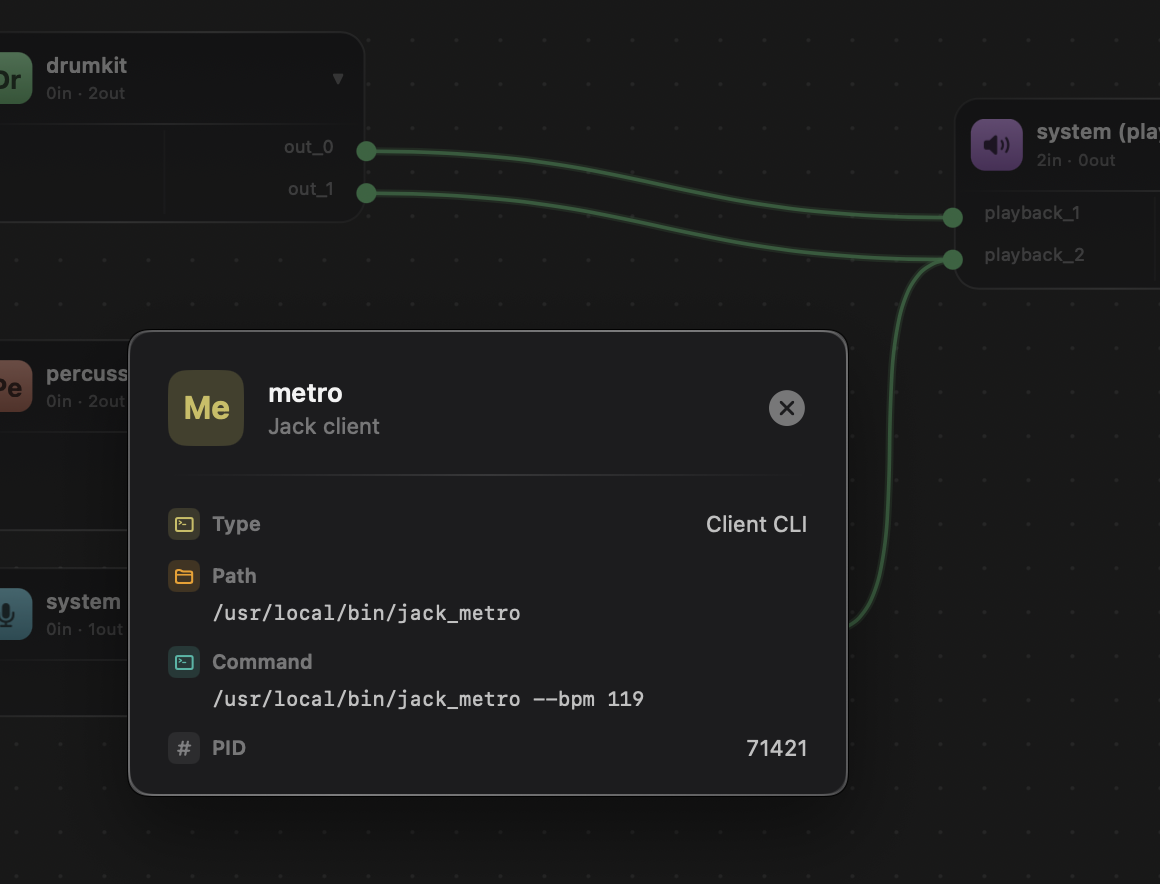 Close-up on a non-system node