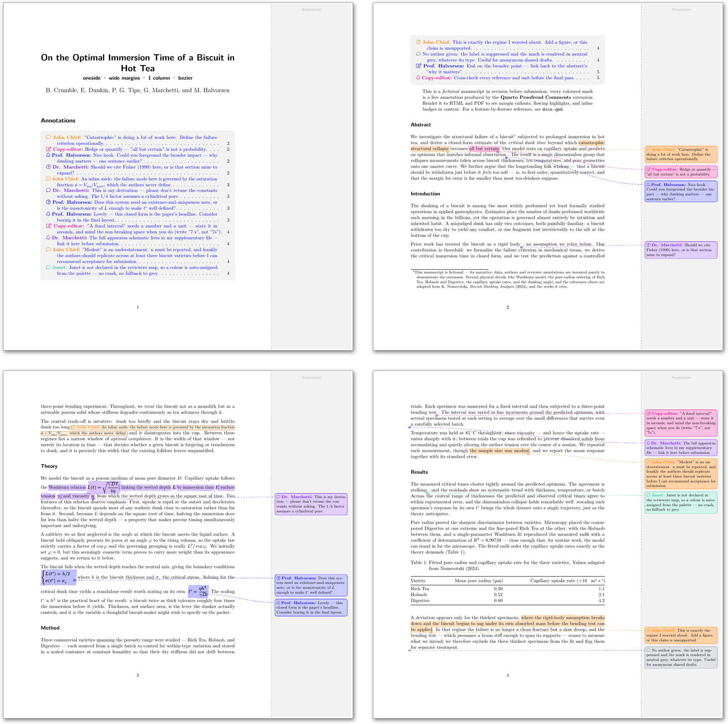oneside · wide margins · 1 column · bezier
