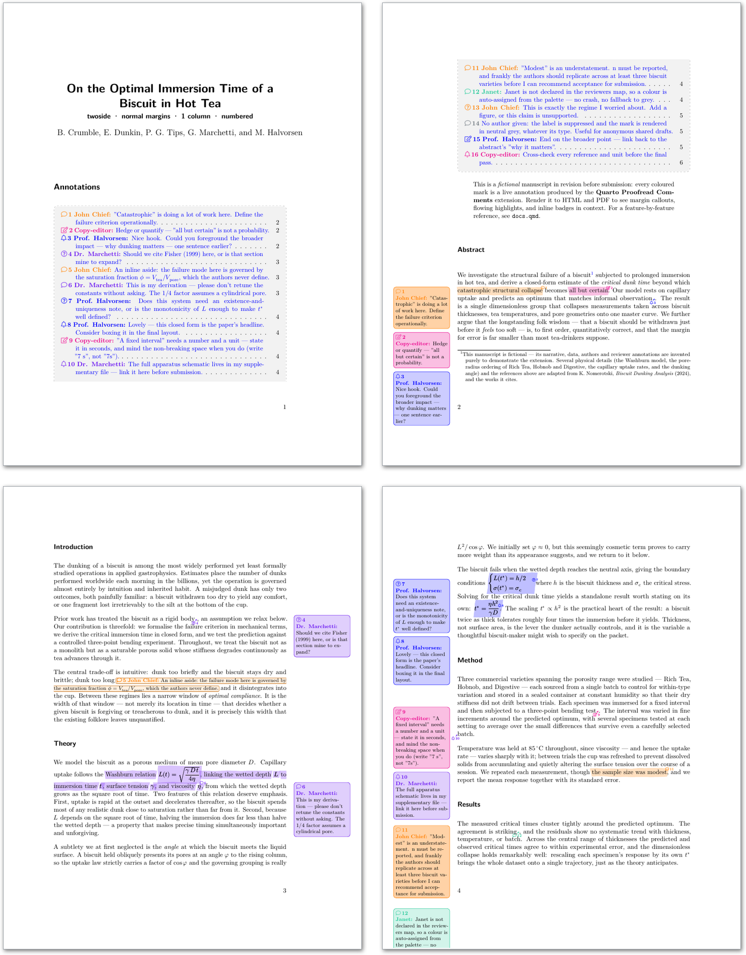 twoside · normal margins · 1 column · numbered